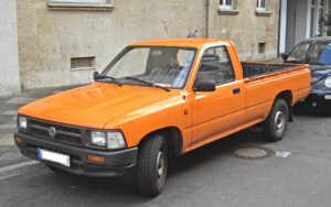 Volkswagen taro pickup truck orange
