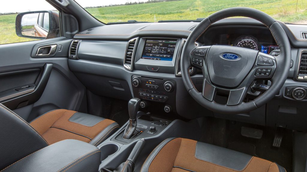 Ford Ranger Wildtrak 4x4 3.2TDCi 200PS Pick-up (2016-2019) interior