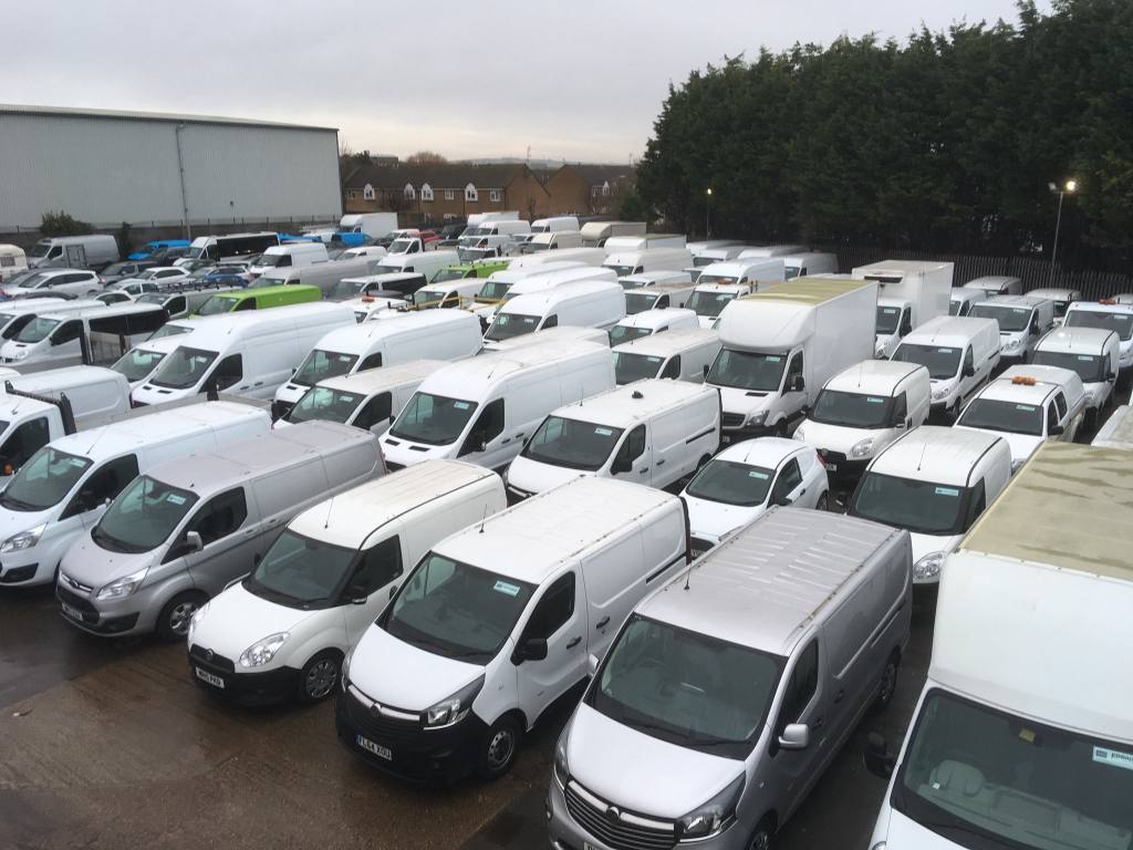 Fleet of used vans